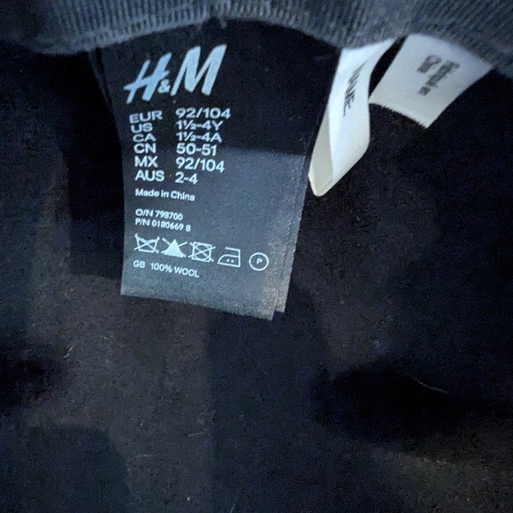 Wool Black cat ears hat from H&M Age 1.5 To 4 Years Unisex - Picture 6 of 14